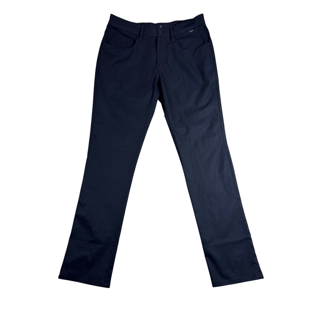 TravisMathew Mens Performance Golf Pants Navy Blue Size 32 Stretch Trousers